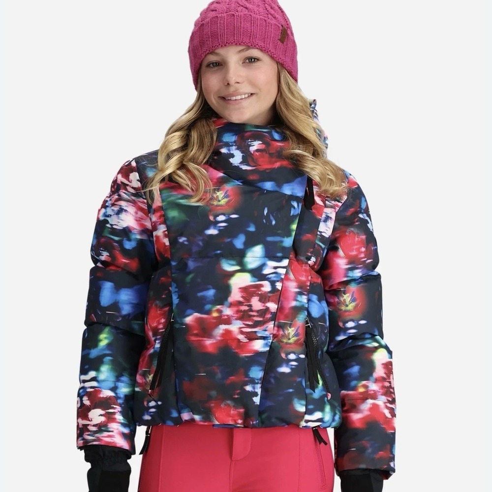 NWT 2025 Obermeyer Girls Large‎ (14-16) Isla Jacket - Bloominescence NWT $229.50
